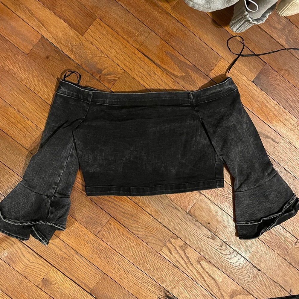 Zara Denim Top
